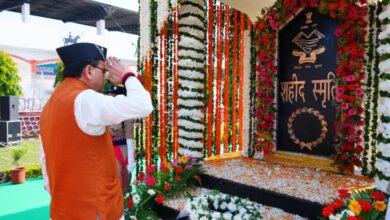 मुख्यमंत्री धामी ने पुलिस स्मृति दिवस परेड के अवसर पर आयोजित कार्यक्रम में किया प्रतिभाग किया