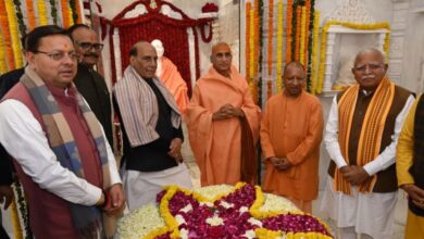 भारत माता मंदिर में स्वामी सत्यमित्रानंद गिरि जी की समाधि मंदिर मूर्ति स्थापना समारोह का भव्य समापन…