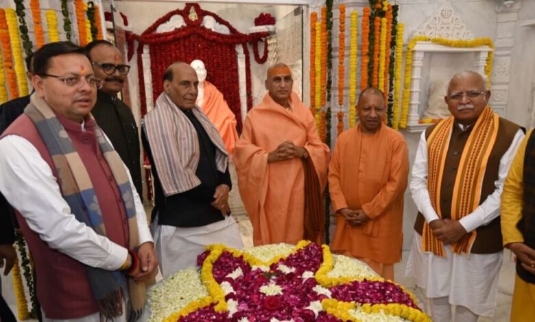 भारत माता मंदिर में स्वामी सत्यमित्रानंद गिरि जी की समाधि मंदिर मूर्ति स्थापना समारोह का भव्य समापन…